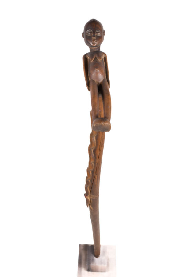 Power Stick / Scepter - Wood - Lobi - Burkina Faso - KF Schädler Certificate