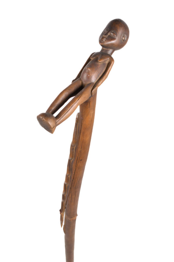 Power Stick / Scepter - Wood - Lobi - Burkina Faso - KF Schädler Certificate