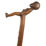 Power Stick / Scepter - Wood - Lobi - Burkina Faso - KF Schädler Certificate