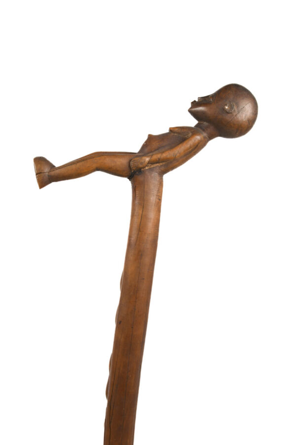 Power Stick / Scepter - Wood - Lobi - Burkina Faso - KF Schädler Certificate