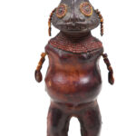 Fertility Doll - Terracotta, Beads, Leather - Chiki chiki - Cameroon