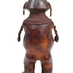 Fertility Doll - Terracotta, Beads, Leather - Chiki chiki - Cameroon