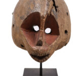 Mask - Wood - Jukun / Jompre - Nigeria - Schädler certificate