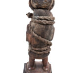 Figure - Wood, Leather, Rope - Bakongo Vili - Congo