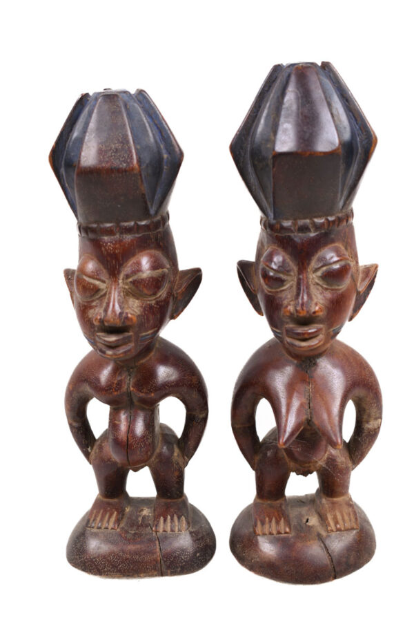 Ibeji Twins - Wood - Yoruba - Nigeria
