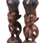 Ibeji Twins - Wood - Yoruba - Nigeria