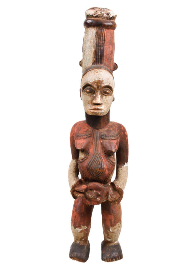 Ancestor Figure - Wood - Urhubo - Nigeria