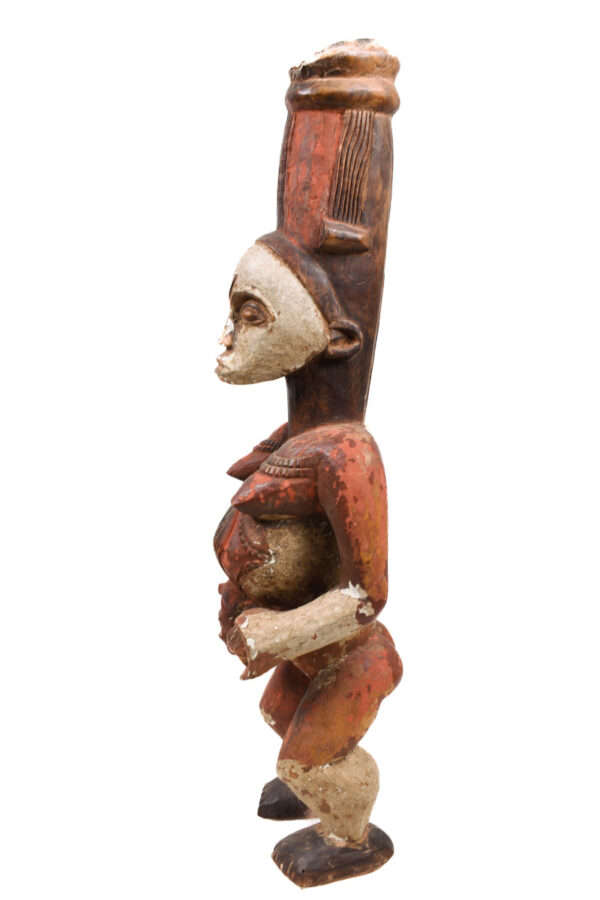 Ancestor Figure - Wood - Urhubo - Nigeria