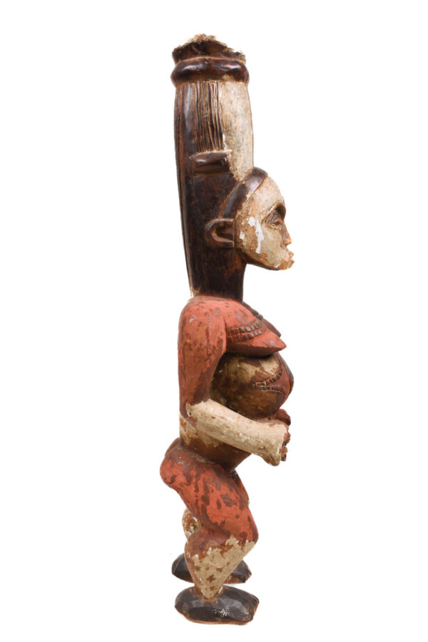 Ancestor Figure - Wood - Urhubo - Nigeria
