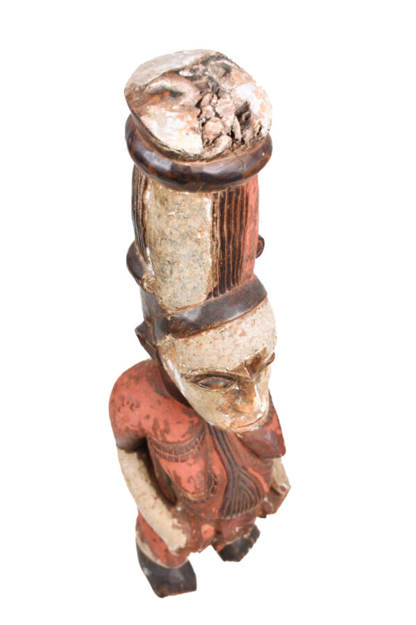 Ancestor Figure - Wood - Urhubo - Nigeria