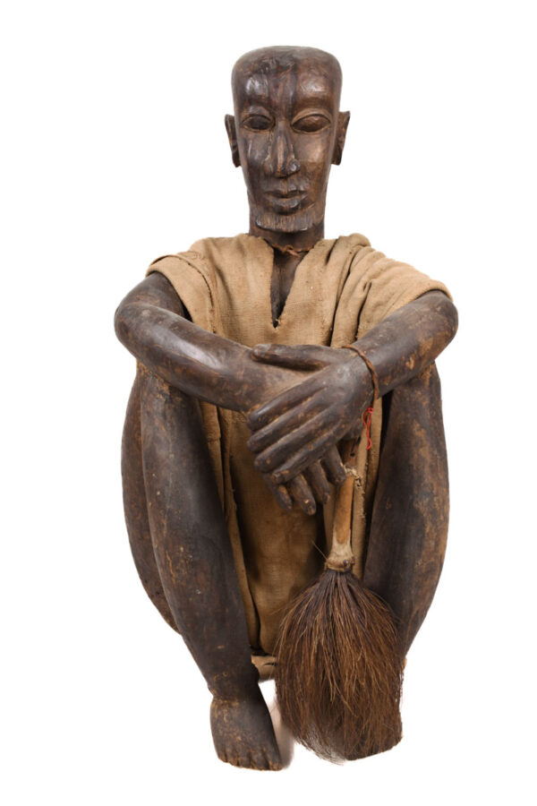Seated Figure - Wood - West Africa