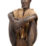 Seated Figure - Wood - West Africa