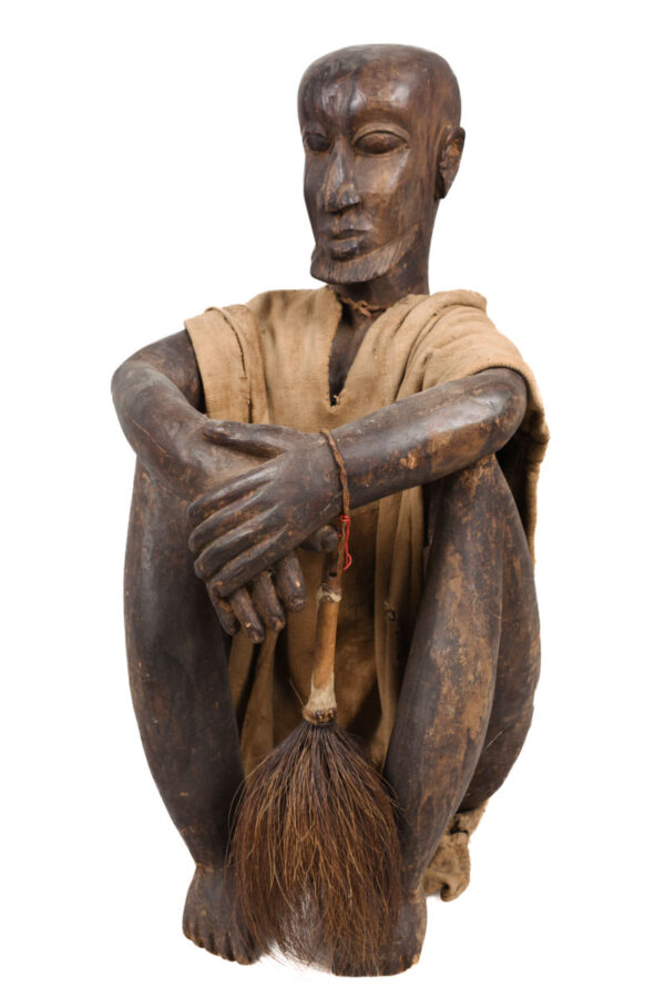 Seated Figure - Wood - West Africa