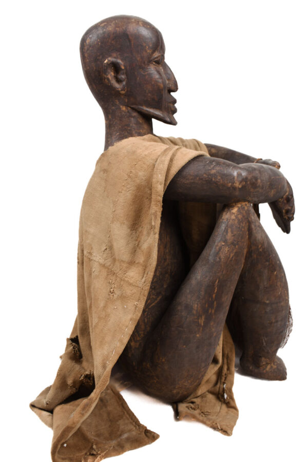 Seated Figure - Wood - West Africa