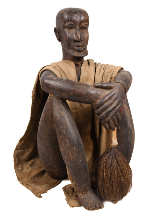 Seated Figure - Wood - West Africa