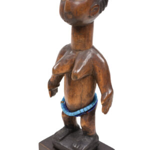 Venavi figure - Wood, Beads - Adan Ewe - Togo