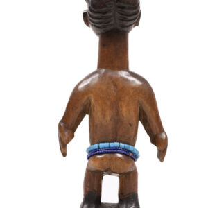 Venavi figure - Wood, Beads - Adan Ewe - Togo