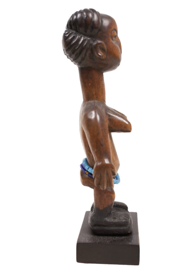 Venavi figure - Wood, Beads - Adan Ewe - Togo
