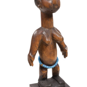 Venavi figure - Wood, Beads - Adan Ewe - Togo