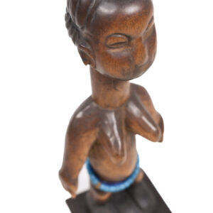 Venavi figure - Wood, Beads - Adan Ewe - Togo