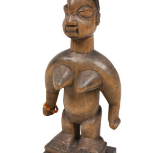 Venavi figure - Wood, Beads - Ewe - Togo