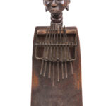 Lemellophone - Wood, Metal - Sanza - Chokwe - DR Congo