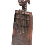 Lemellophone - Wood, Metal - Sanza - Chokwe - DR Congo