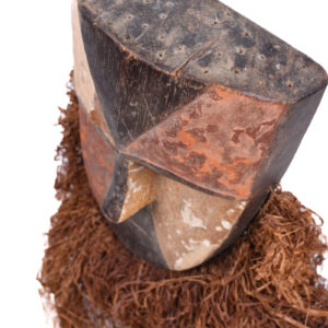 Mask - Wood, Raphia - Aduma - Gabon