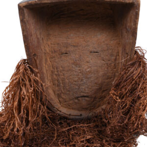 Mask - Wood, Raphia - Aduma - Gabon