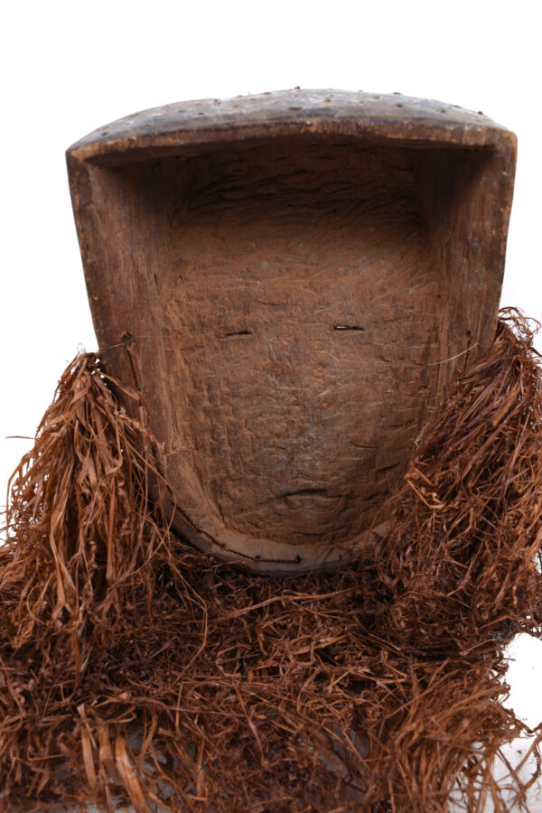 Mask - Wood, Raphia - Aduma - Gabon