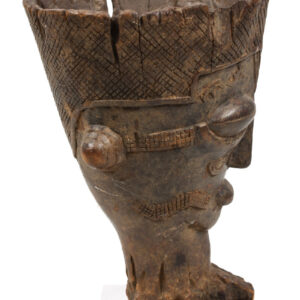 Anthropomorphic Cup - Wood - Kuba - Congo