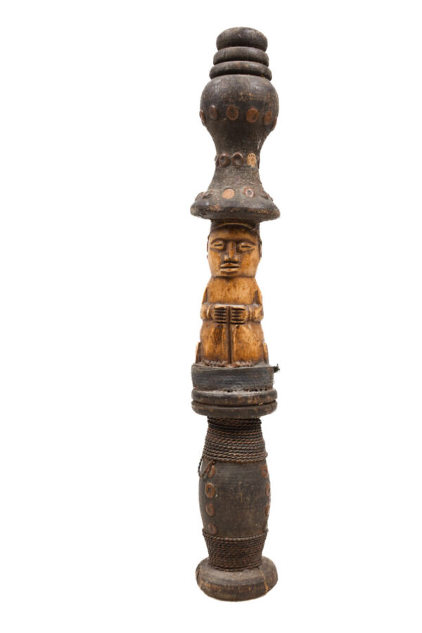 Power Stick / Scepter - Wood, Bone - Lega - Congo