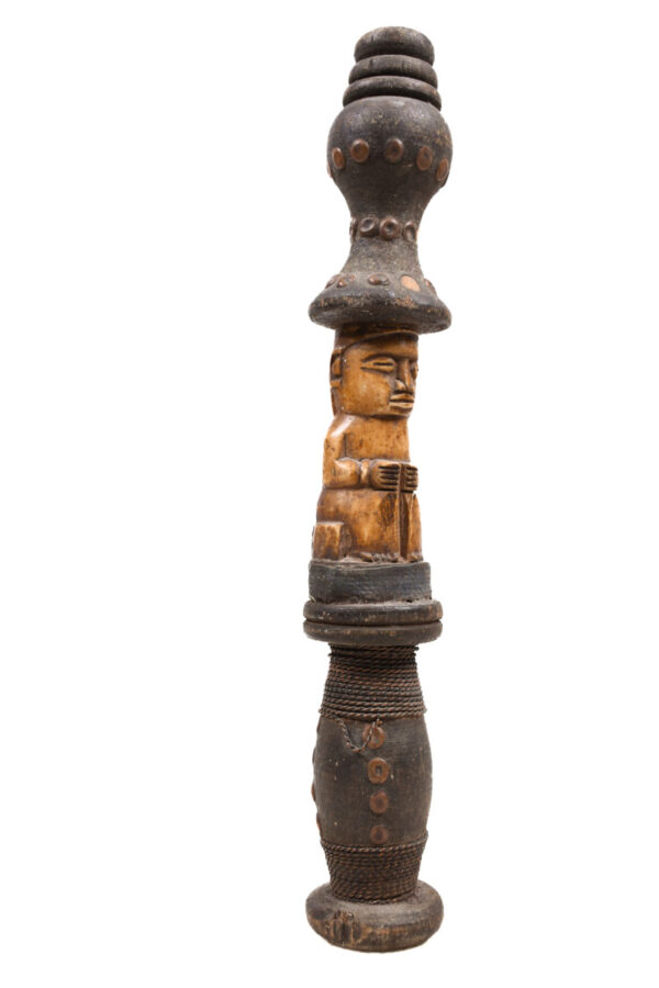 Power Stick / Scepter - Wood, Bone - Lega - Congo