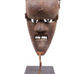 Initiation mask - Plant fibre, Wood - Salampasu - Congo