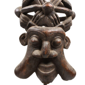 Helmet mask - Wood - Bamun - Grassland of Cameroon