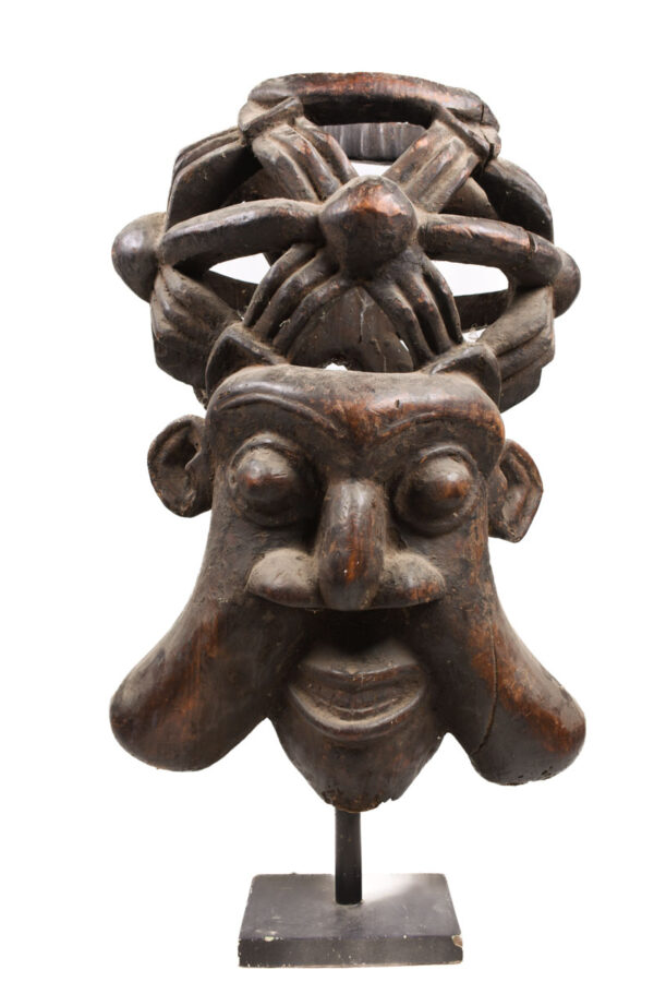 Helmet mask - Wood - Bamun - Grassland of Cameroon