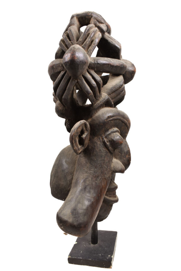 Helmet mask - Wood - Bamun - Grassland of Cameroon