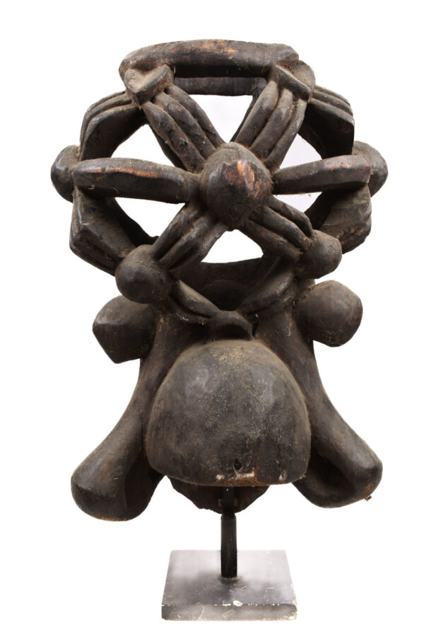 Helmet mask - Wood - Bamun - Grassland of Cameroon