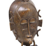 Mask - Bronze -Kpeliye - Senufo - Ivory Coast