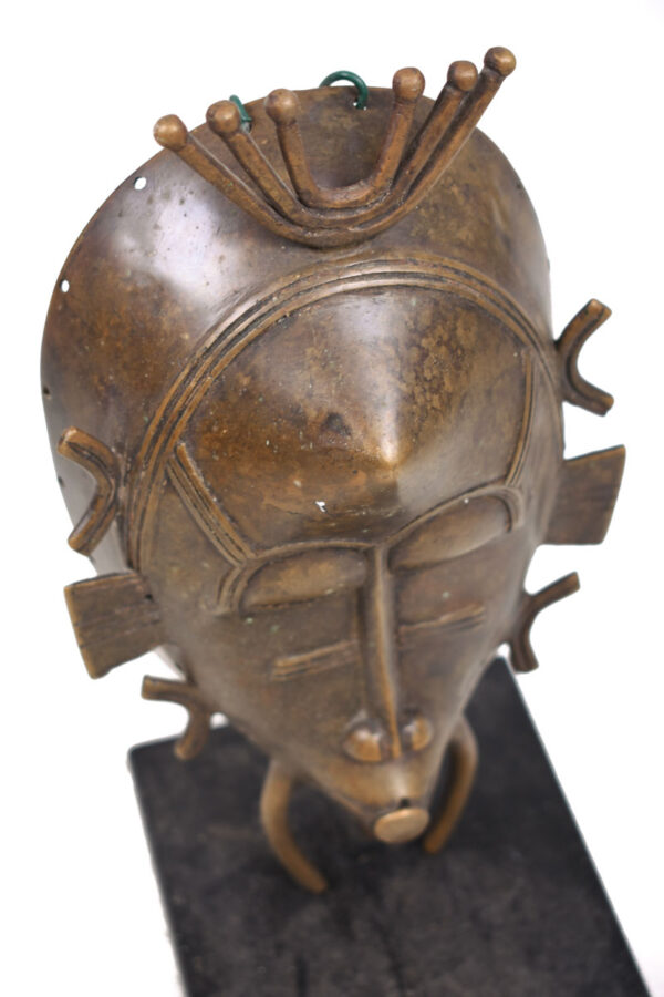 Mask - Bronze -Kpeliye - Senufo - Ivory Coast