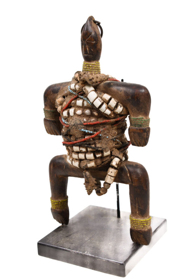 Fertility Doll - Wood, Beads - Namji - Cameroon