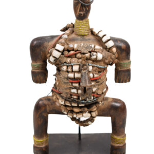 Fertility Doll - Wood, Beads - Namji - Cameroon