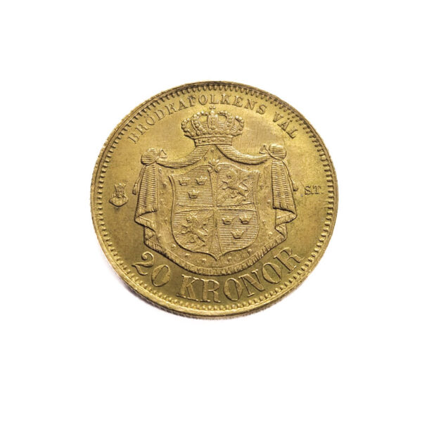 Sweden 20 Kroner 1875 Oscar II