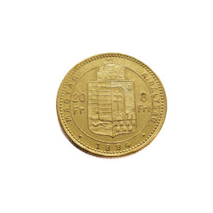 Hungary 20 Francs / 8 Forint 1884 Franz Joseph I