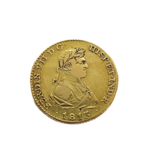 Spain 2 Escudos 1813 M-IJ Ferdinand VII