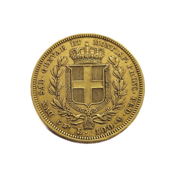 Italy, Sardinia 100 Lire 1834 P Carlo Alberto