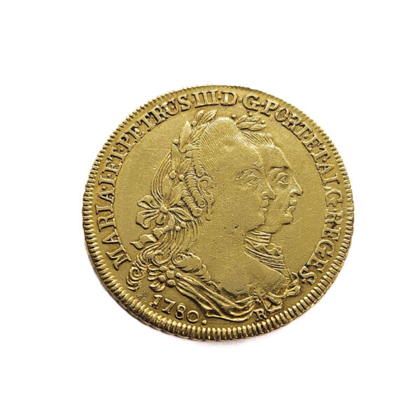Brazil 6400 Reis 1780-R Maria I & Pedro III