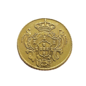 Brazil 6400 Reis 1780-R Maria I & Pedro III