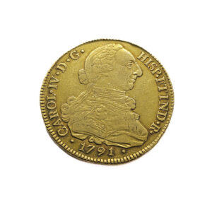 Colombia 8 Escudos 1791-P Carlos IV