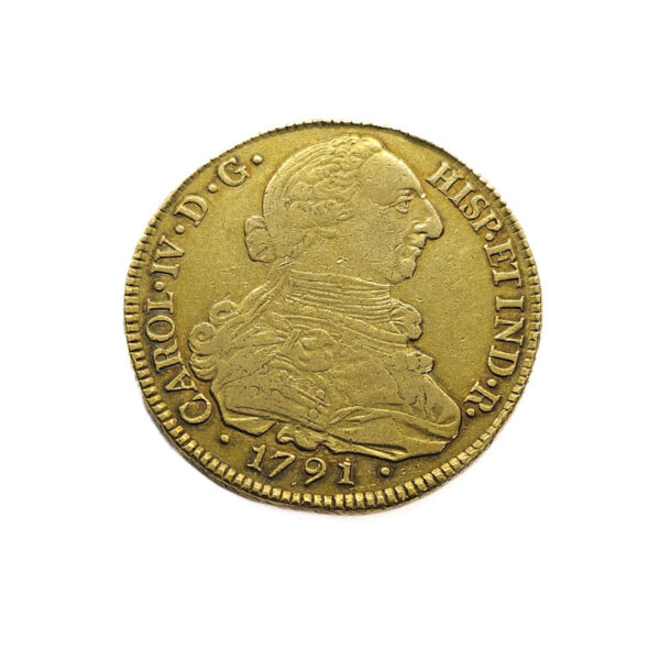 Colombia 8 Escudos 1791-P Carlos IV